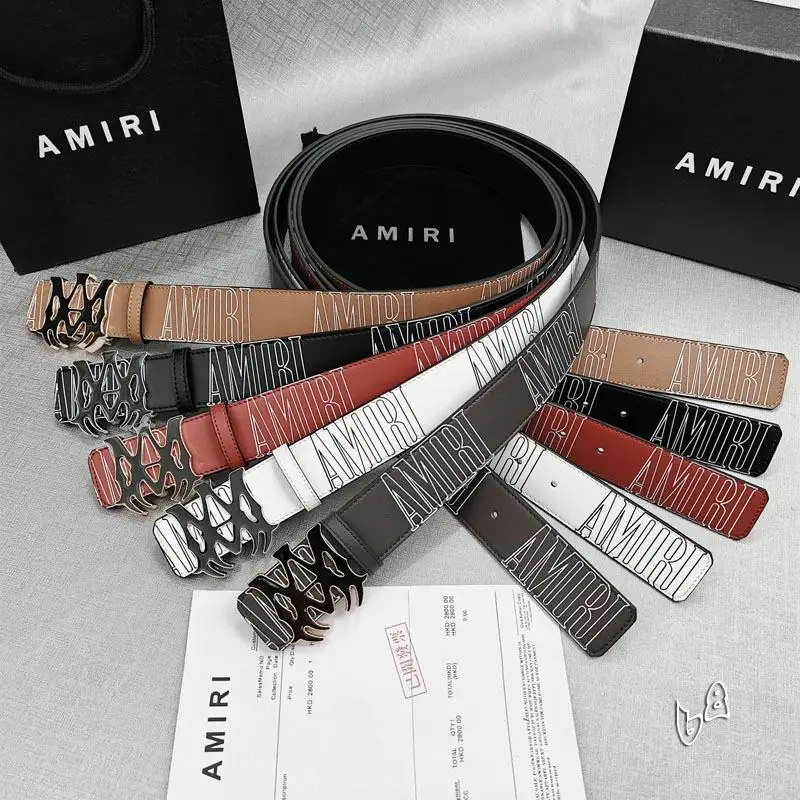Amiri belt 38mmX90-125cm lb53